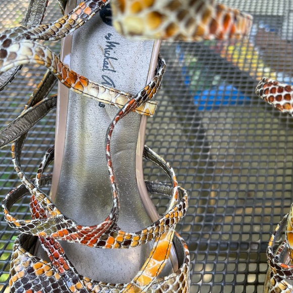 Michael Antonio Snakeskin Women's High Heel Sandals size 7.5 - Picture 7 of 7